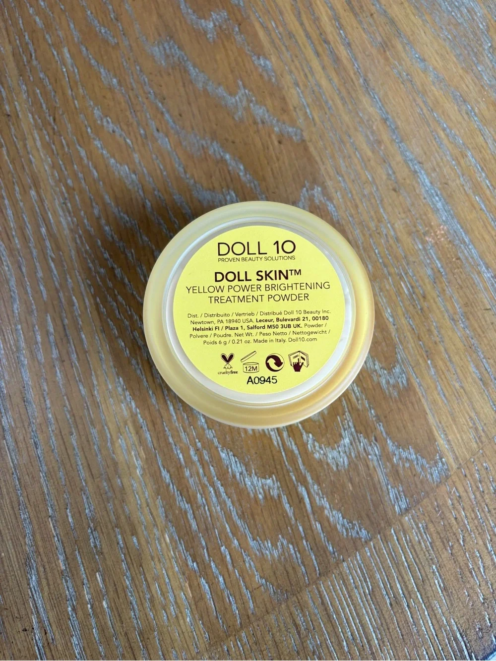 Doll 10 bright yellow